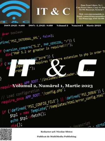 Revista IT & C, Volumul 2, Numărul 1, Martie 2023